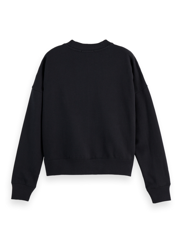 Chest artwork relaxed sweatshirt