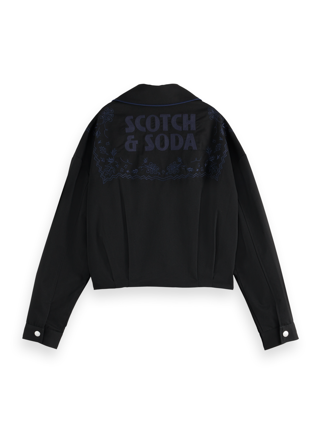 Embroidered bomber jacket