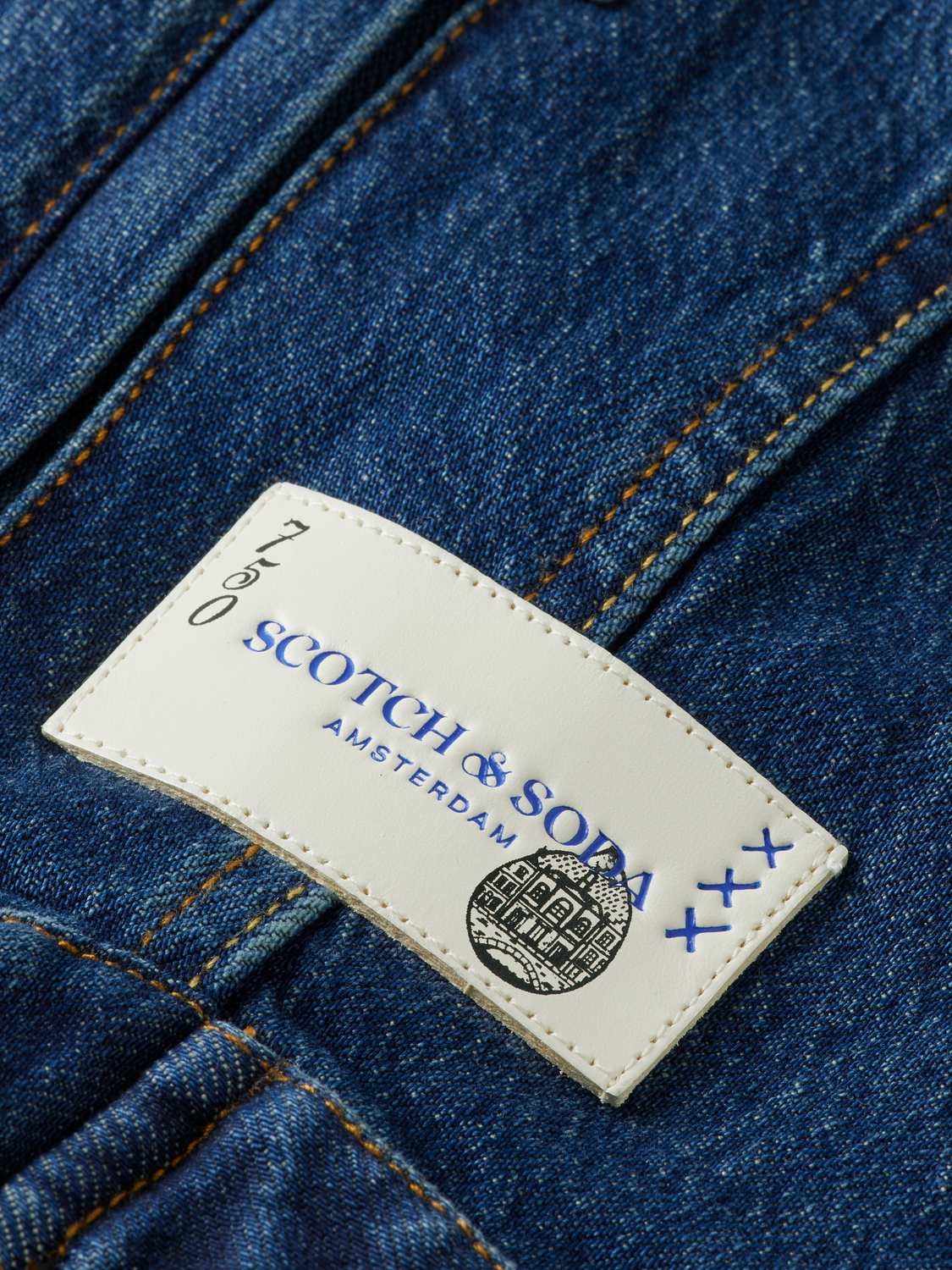 Cropped denim jacket — Let It Rain 750 years celebration