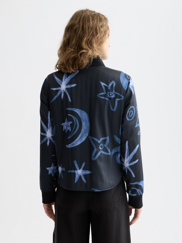 Quilted Reversible Bomber Jacket