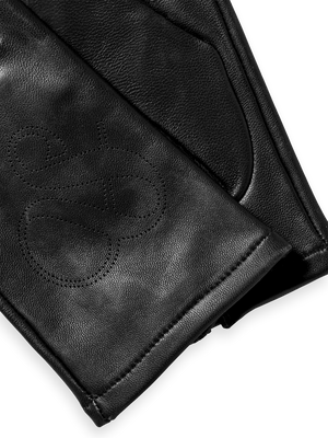 Perforated Leather Gloves