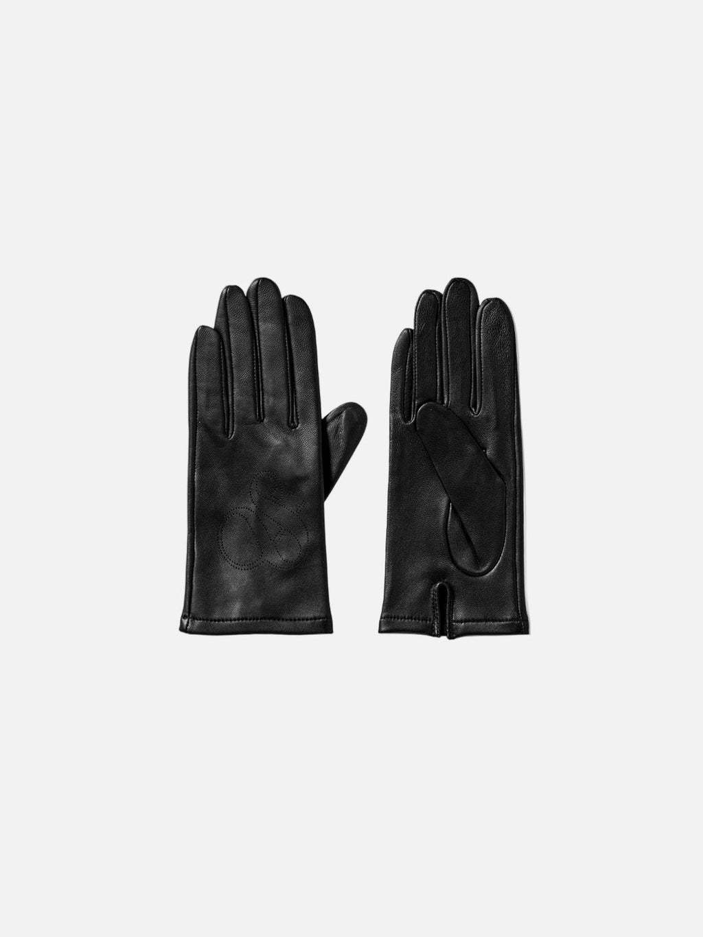 Gants en cuir perforé