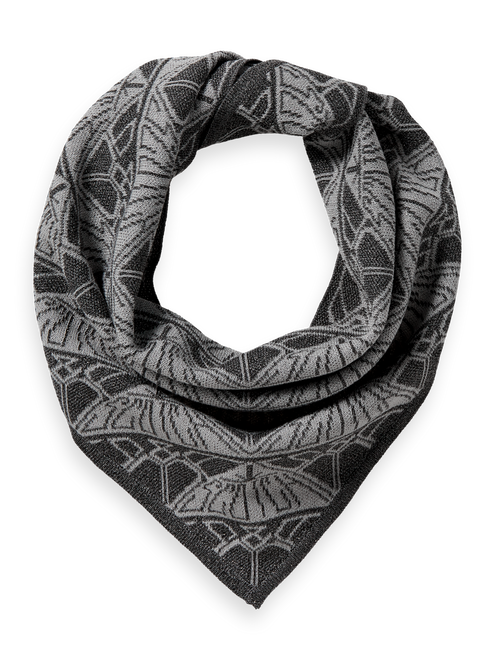 Jacquard-Strick-Dreieckstuch