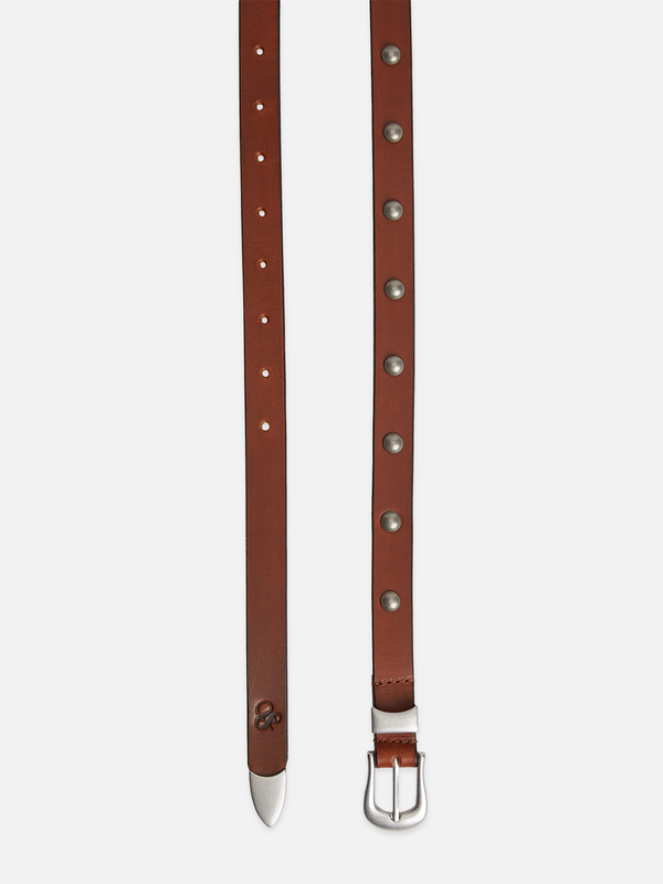Studded Leather Belt