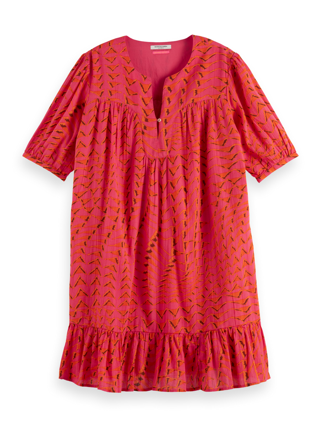 Crinkle Mini Dress