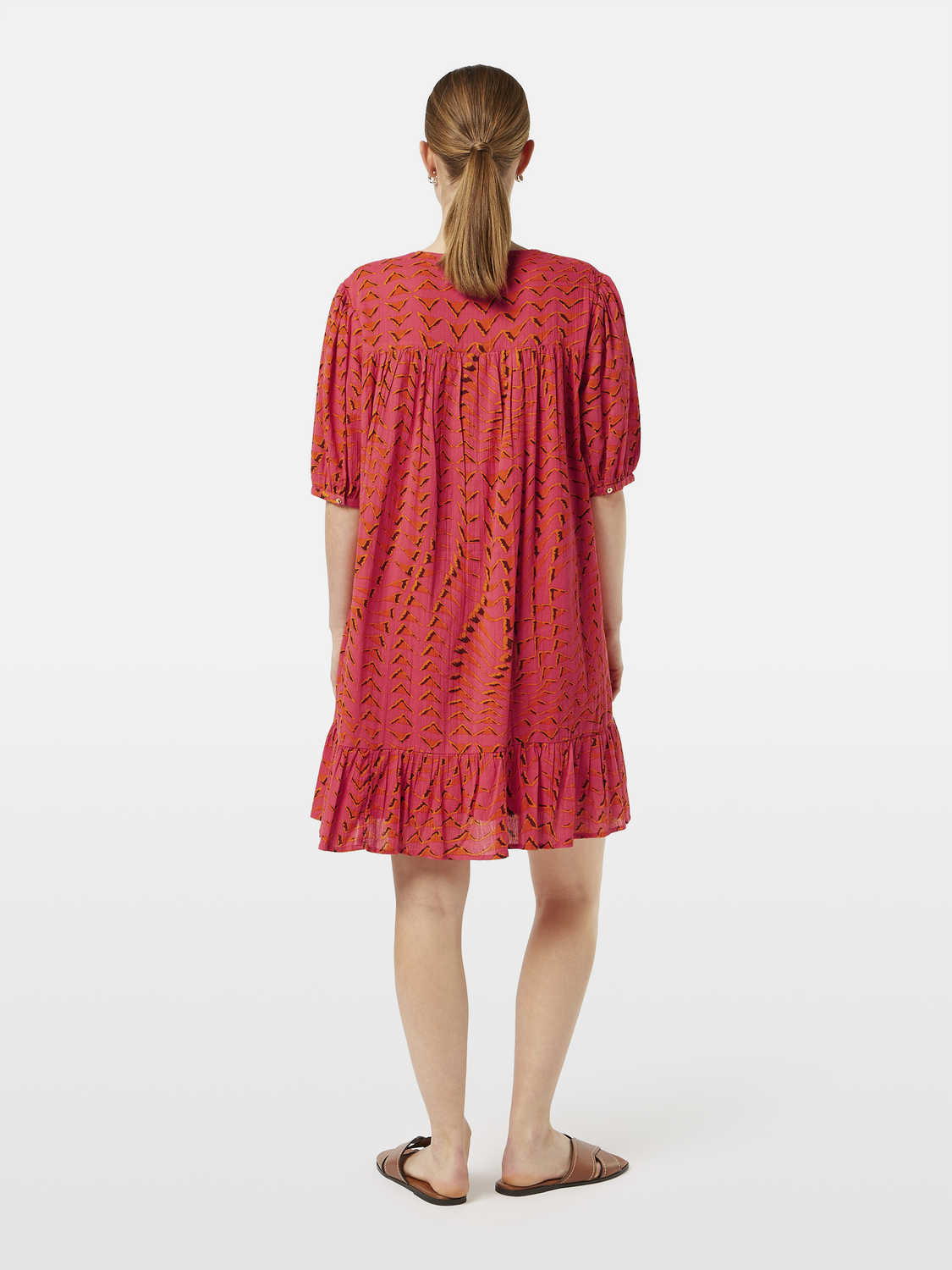 Crinkle Mini Dress