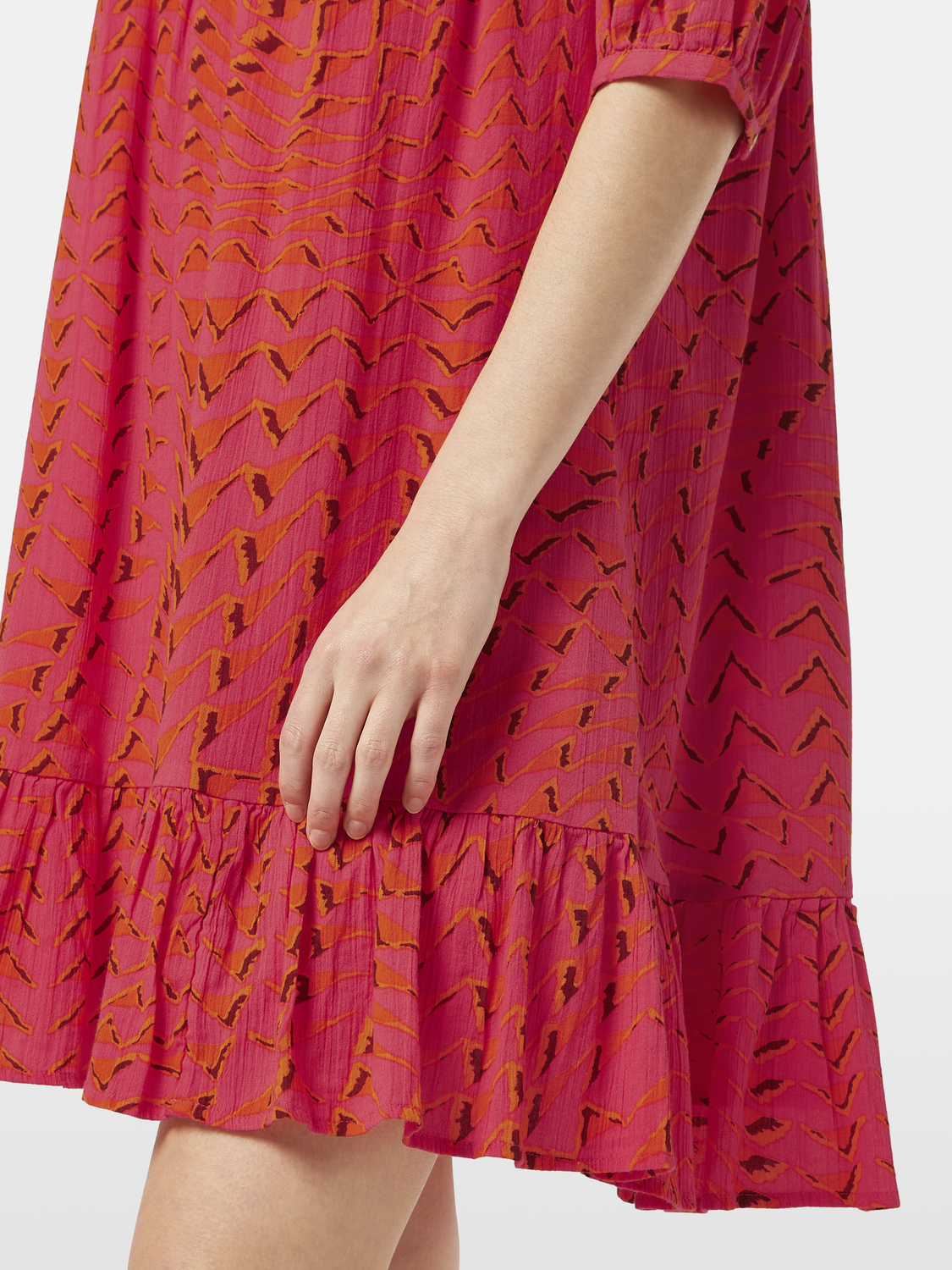 Crinkle Mini Dress