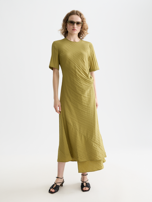 Robe mi-longue à nouer