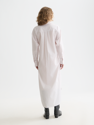 Relaxed-Fit Tie Shirt Dress