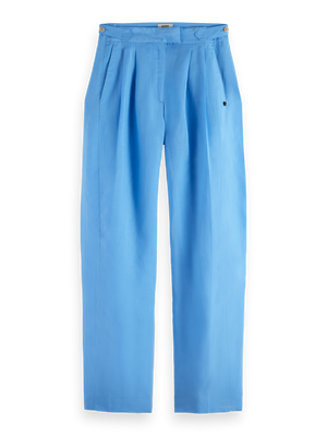 Quinn Hose mit mittlerer Leibhöhe und Bundfalten