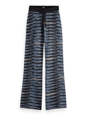 Lurex Jacquard Trousers