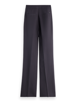 Edie - Pantalon fluide taille haute à jambes larges
