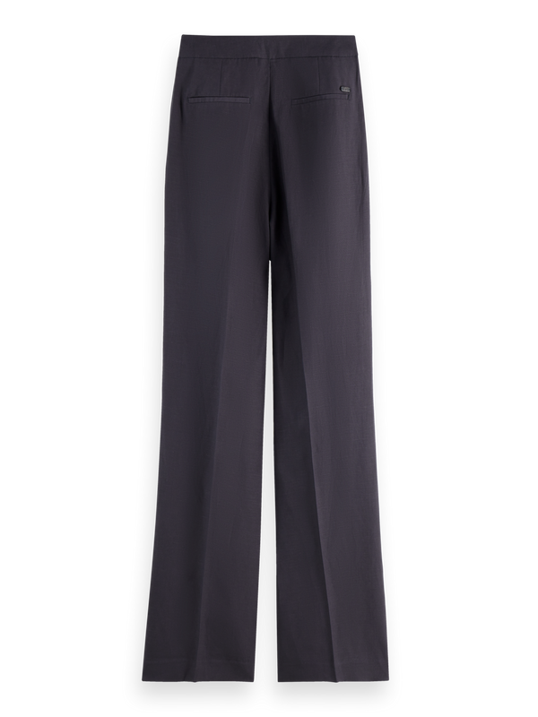 Edie - Pantalon fluide taille haute à jambes larges
