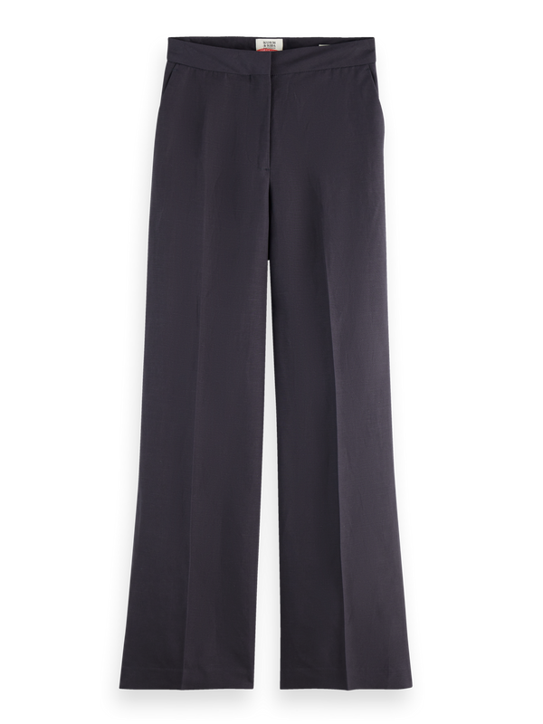 Edie - Pantalon fluide taille haute à jambes larges