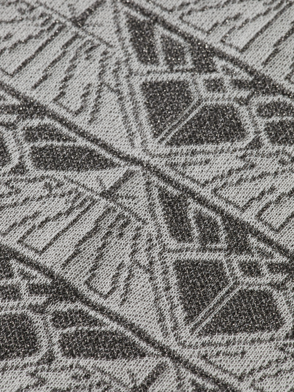 Monogram jacquard knitted trousers