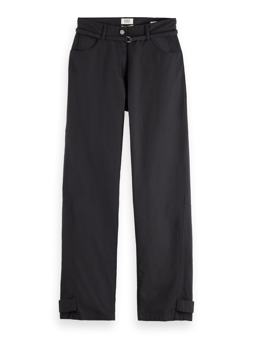 Lotus Barrel Leg Seam Detail Pant