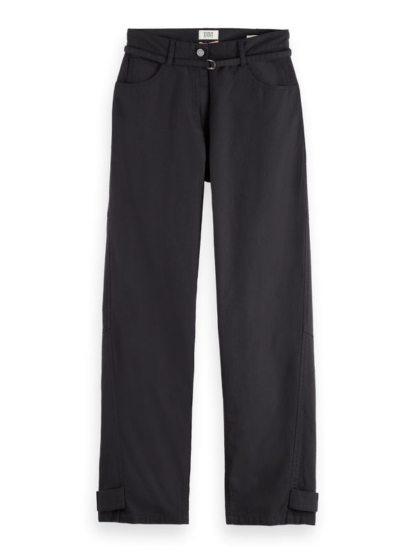 Lotus Barrel Leg Seam Detail Pant