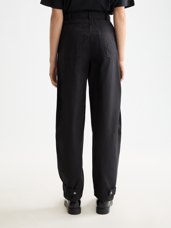 Lotus Barrel Leg Seam Detail Pant