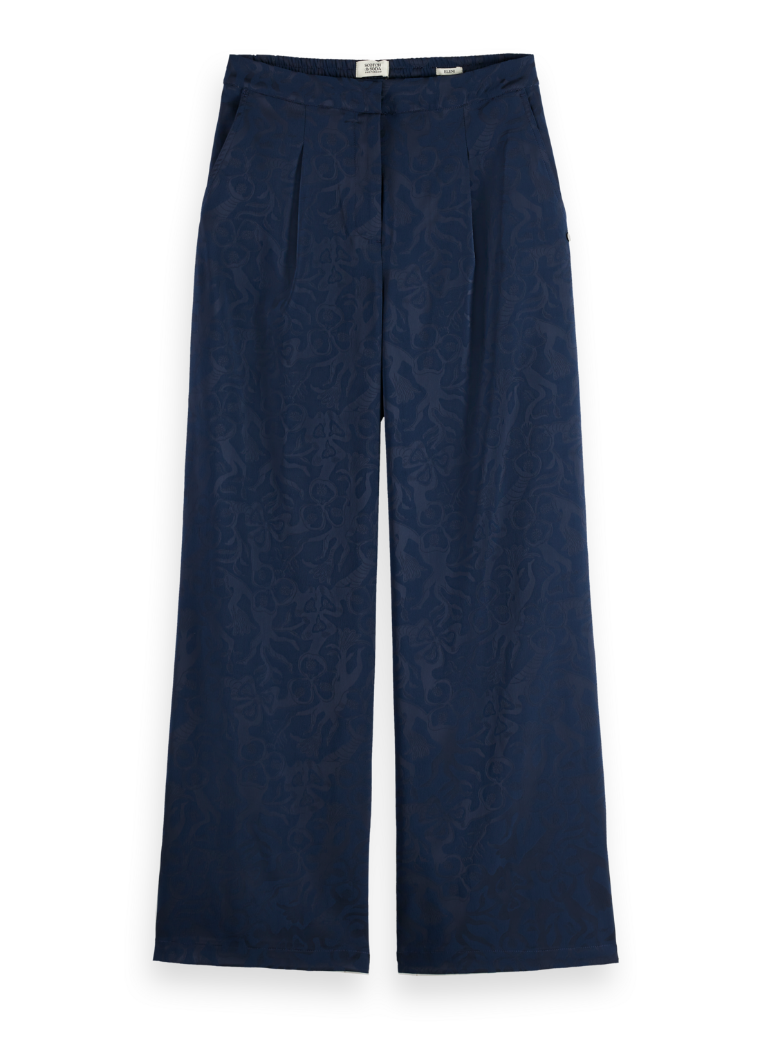 Eleni - High Rise Wide Leg Pyjama Pants
