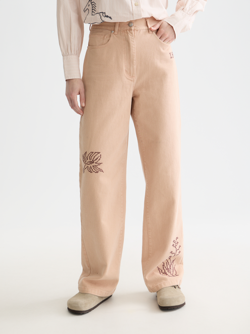 Le pantalon droit taille haute Ripple