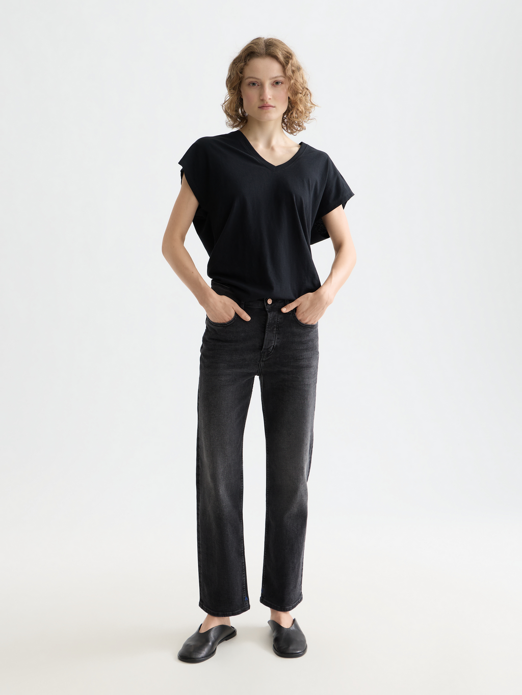 Core The Sky Straight Jeans - Black Night