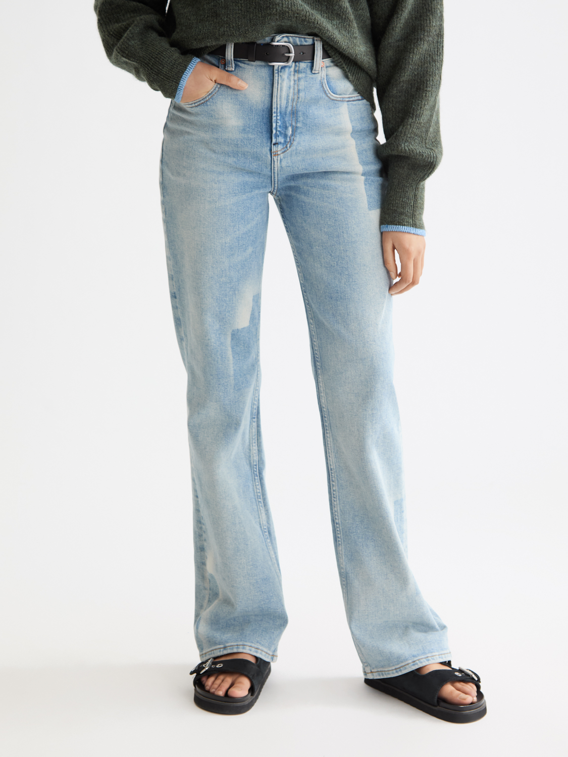The Glow Bootcut Jeans — Art From The Heart