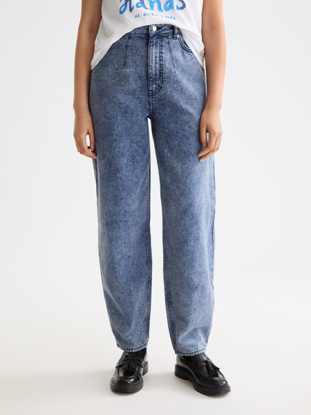パンツ Peoplesense Mud Dyed Balloon Denim Jeans Hires_PNG-ULM00772B_U410-