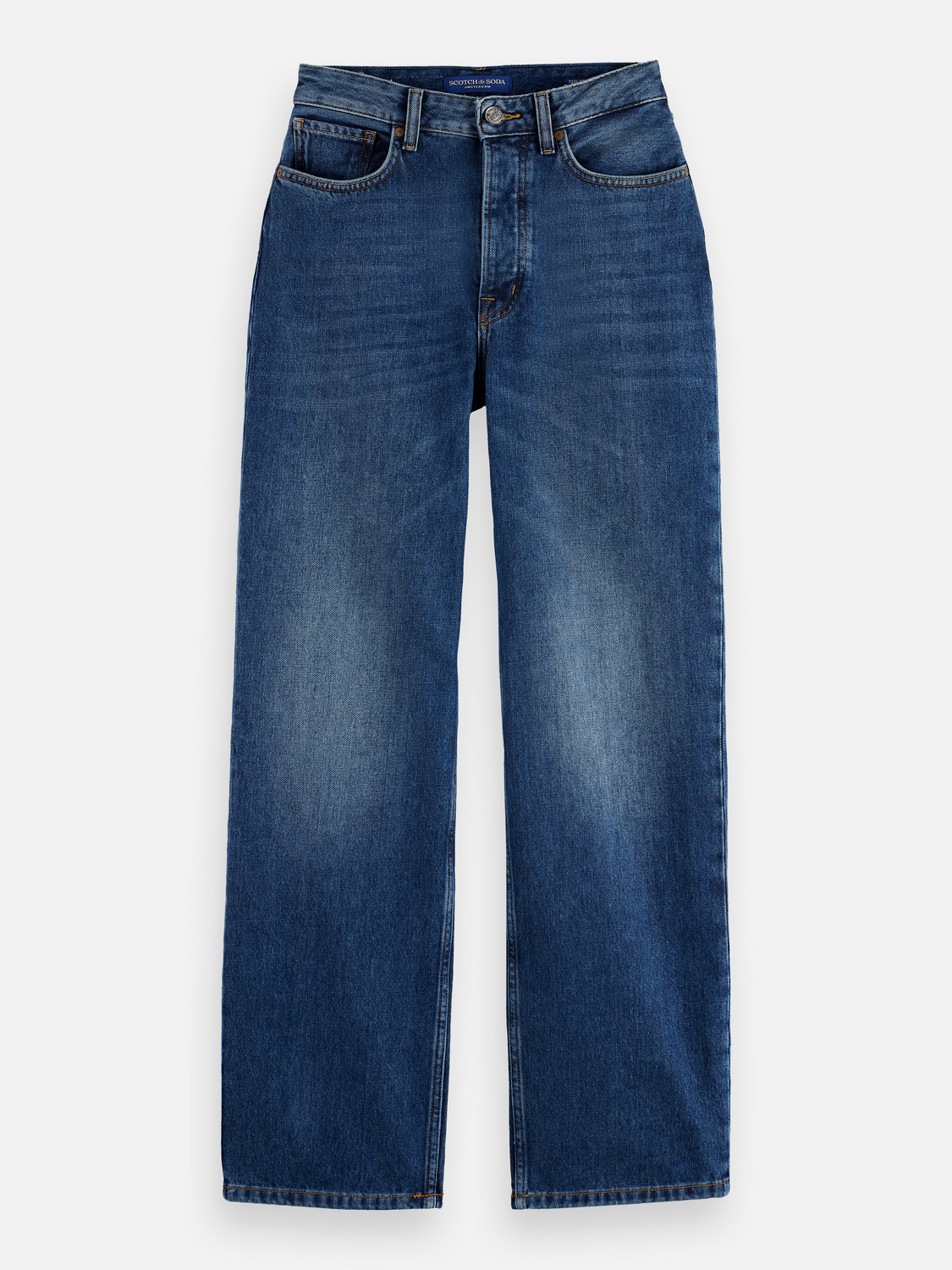 Core Ripple Straight Jeans  — Absolute Blue