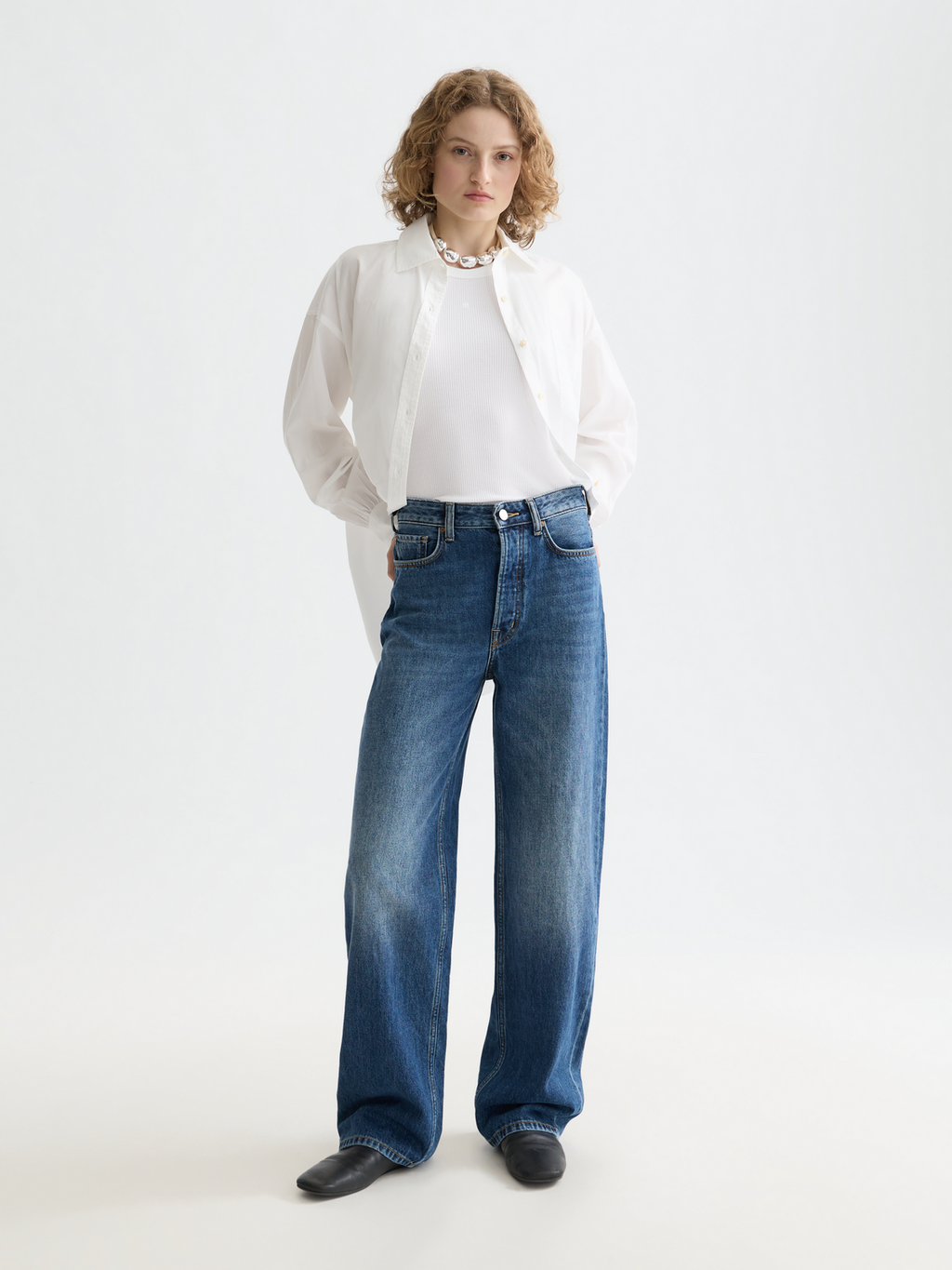 Core Ripple Straight Jeans  — Absolute Blue