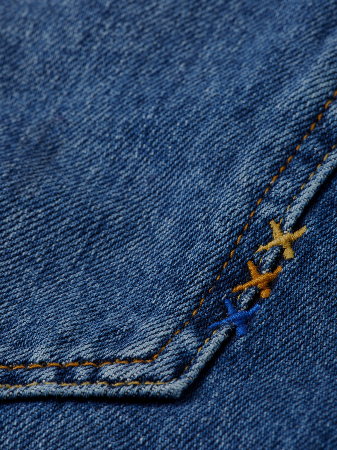 Core Ripple Straight Jeans  — Absolute Blue