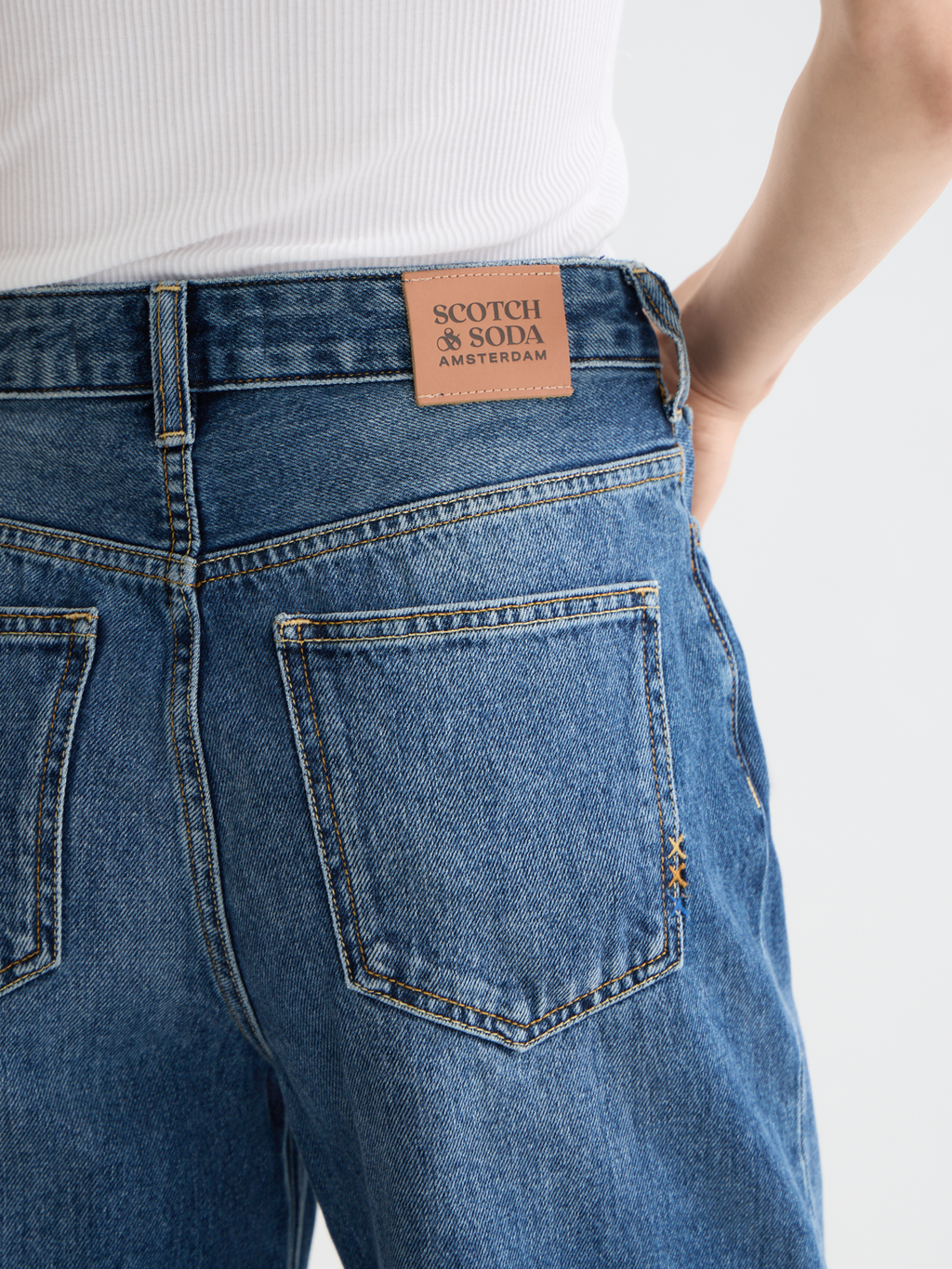 Core Ripple Straight Jeans  — Absolute Blue
