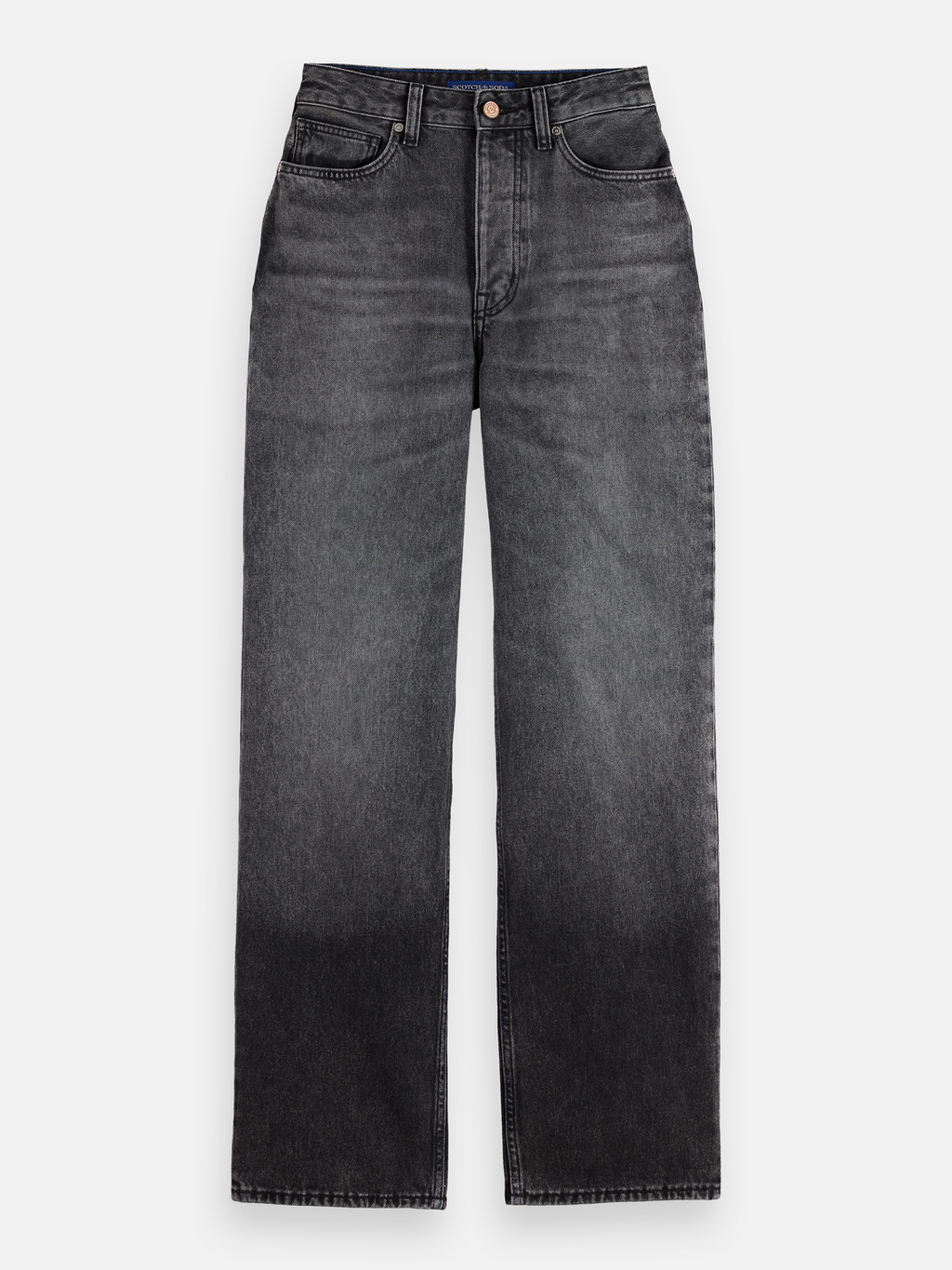 Core Ripple Straight Jeans  — Absolute Black