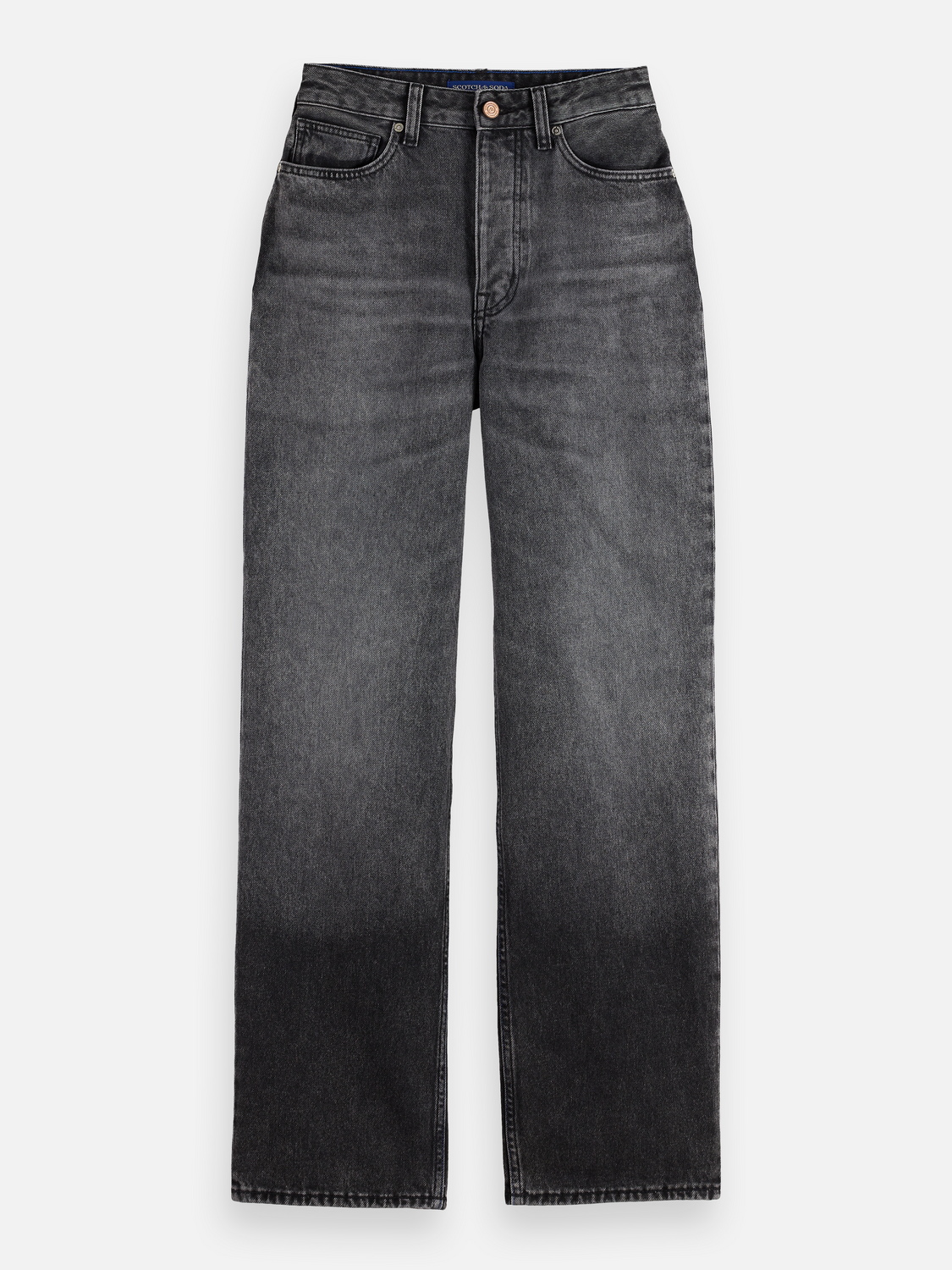 Core Ripple Straight Jeans  — Absolute Black