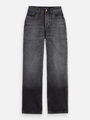 Jean droit Core Ripple — Noir absolu