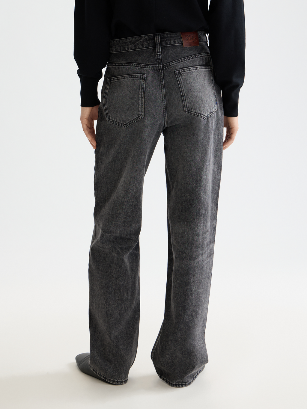 Core Ripple Straight Jeans  — Absolute Black