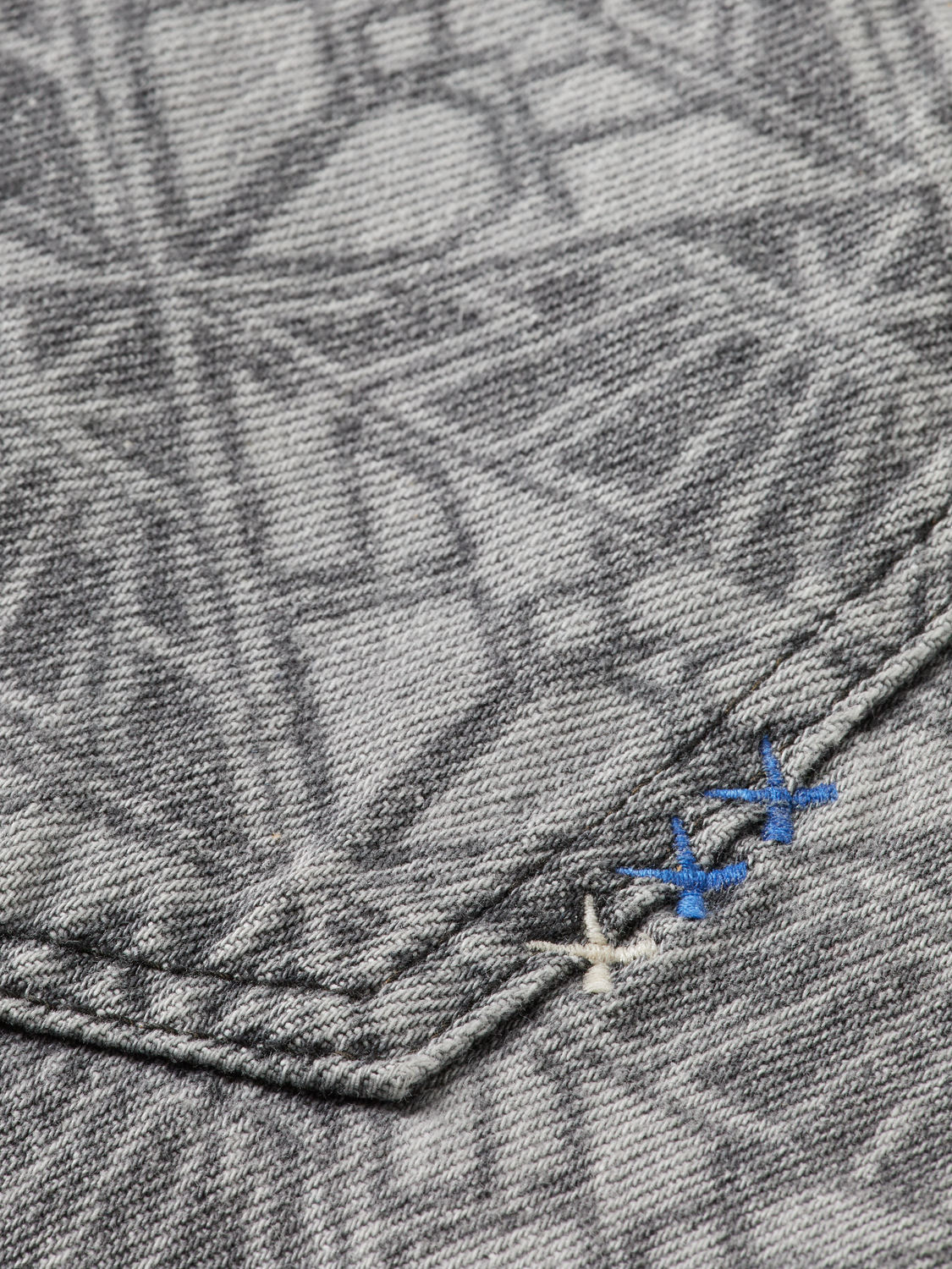 The Wave Wide Jeans — Monogram Black