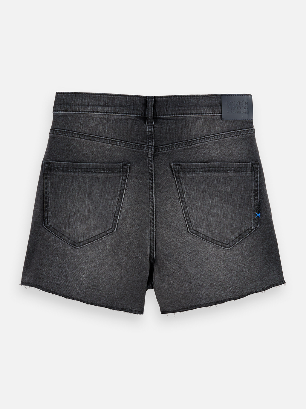 Core The Ray Cut Off Denim Short - Black Night