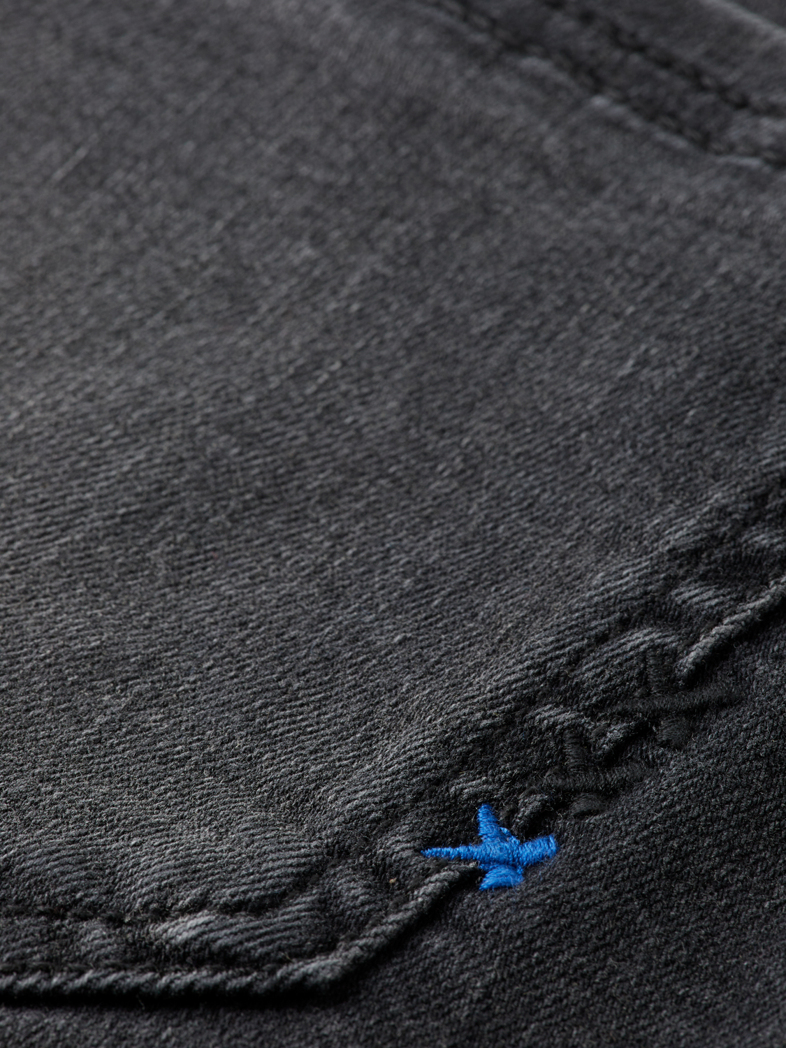 Core The Ray Cut Off Denim Short - Black Night