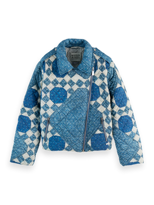 Veste de motard matelassée