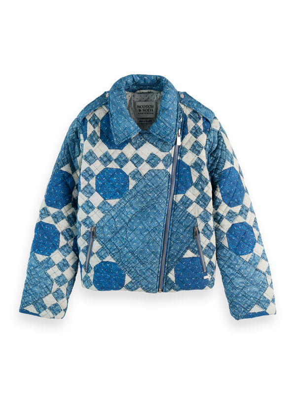 Veste de motard matelassée
