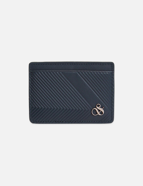 Textured Leather Slim Cardholder