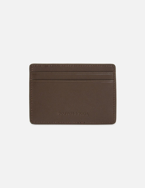 Textured Leather Slim Cardholder