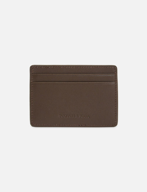Textured Leather Slim Cardholder