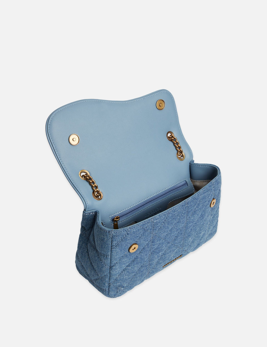 Denim Chain Strap Crossbody