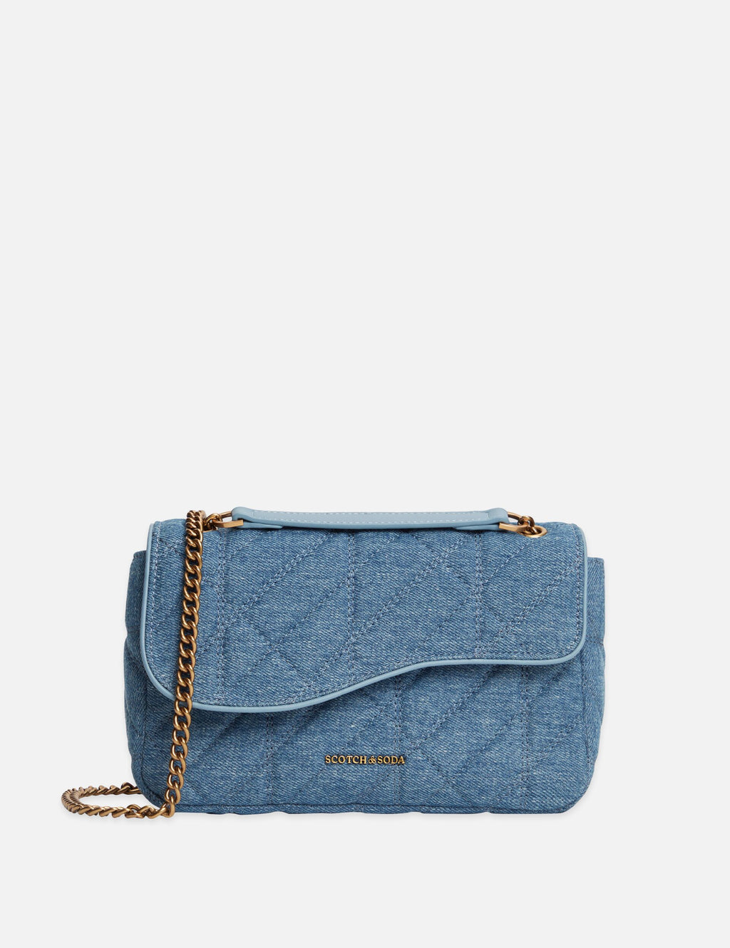 Denim Chain Strap Crossbody
