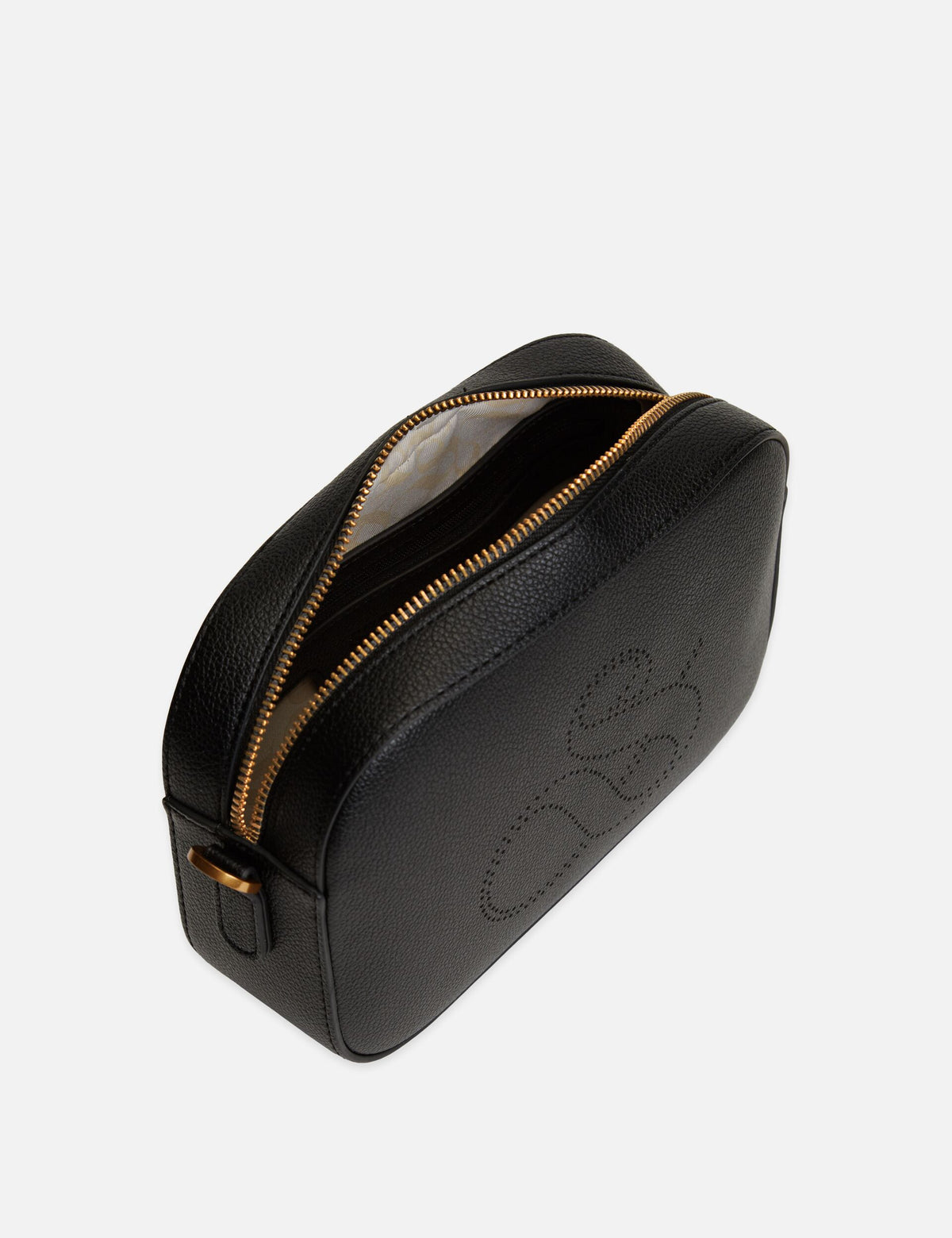 Faux Leather Webbing Strap Crossbody