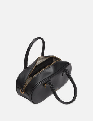 Faux Leather Baguette Bag
