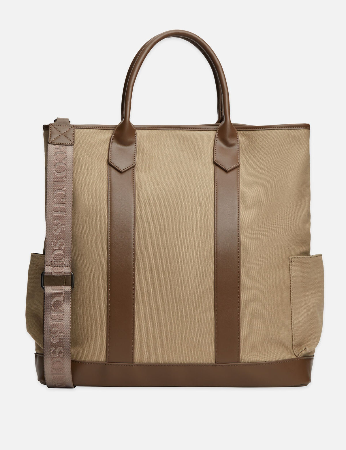 Canvas 3 Crosses Tote Bag