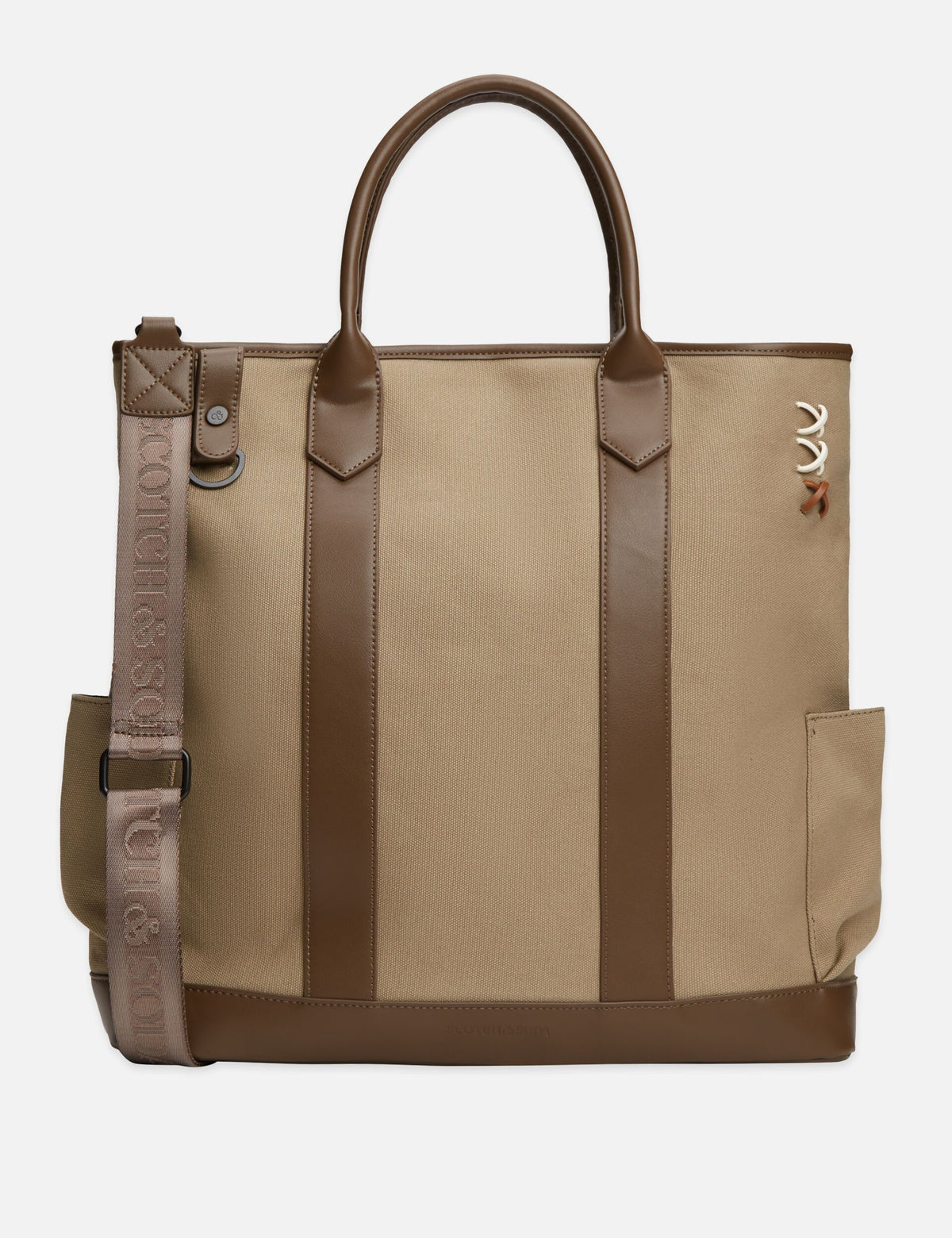 Canvas 3 Crosses Tote Bag