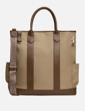 Canvas 3 Crosses Tote Bag